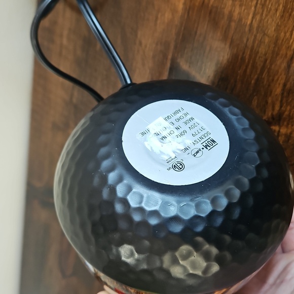 Scentsy Cream and Brown Authentic Lid - Picture 4 of 6